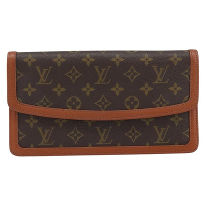Louis Vuitton Dame Pochette Monogram Canvas, BROWN, CANVAS, Clutche & pouche