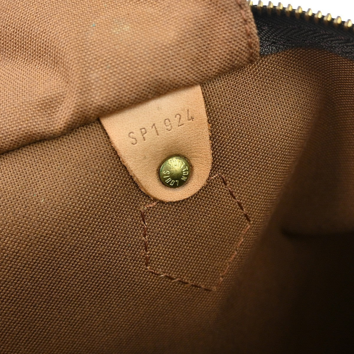 Louis Vuitton Speedy Handbag Monogram Canvas, BROWN, CANVAS, Handbag
