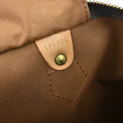 Louis Vuitton Speedy Handbag Monogram Canvas, BROWN, CANVAS, Handbag
