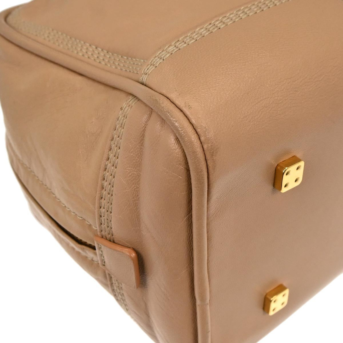 Loewe Amazona Bag Leather, BEIGE, LEATHER, Handbag