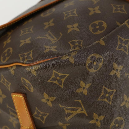 Louis Vuitton Saumur Handbag Monogram Canvas, BROWN, CANVAS, Shoulder bag