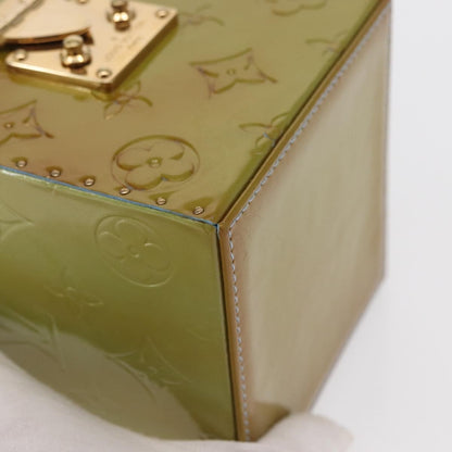 Louis Vuitton Bleecker Box Bag Monogram Vernis, Green, Patent Leather, Clutch