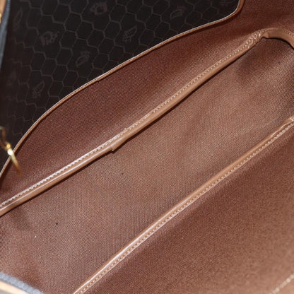Christian Dior Vintage Honeycomb Tote Bag Canvas, BLACK, CANVAS, Tote bag