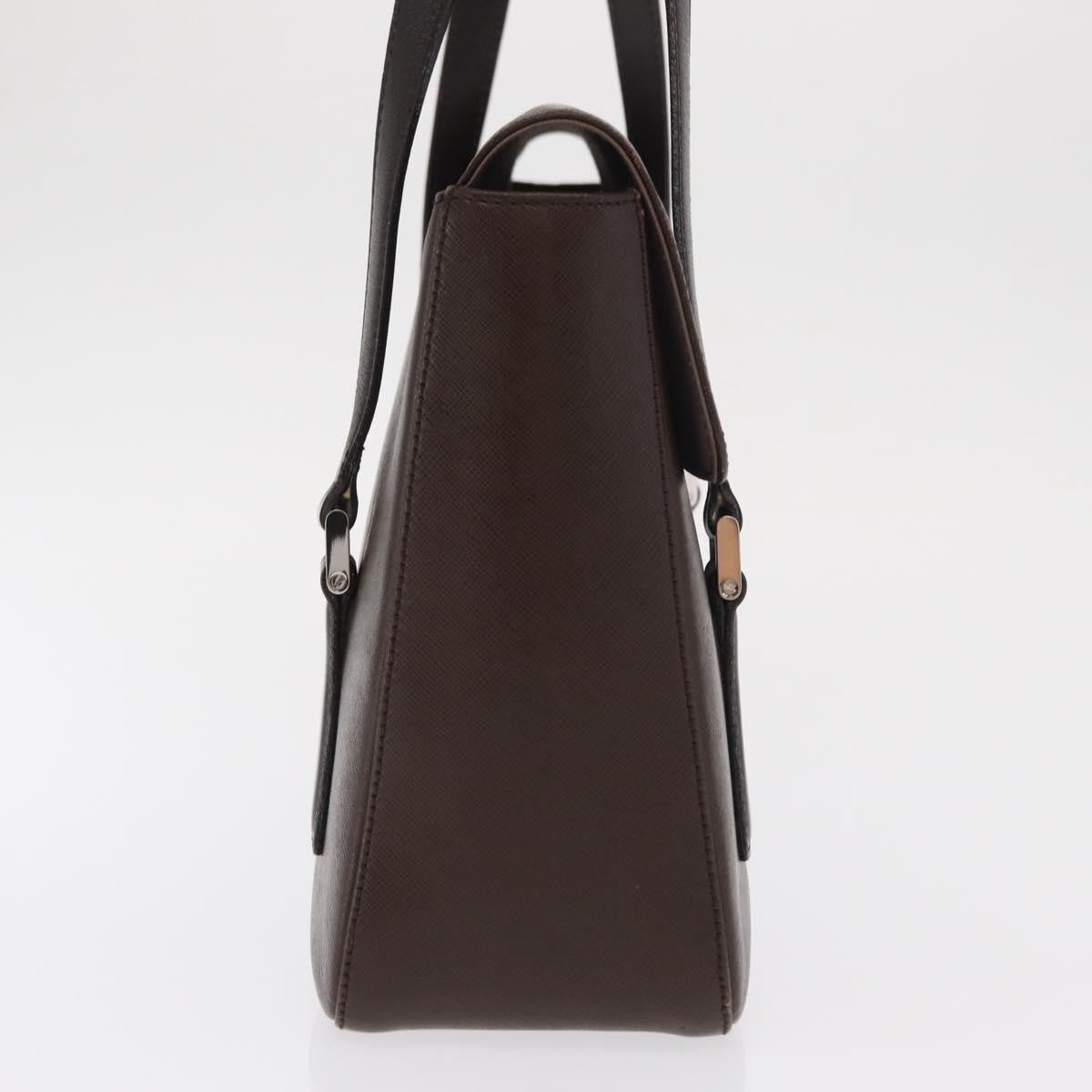 Burberry Vintage Handbag Leather, BROWN, LEATHER, Handbag
