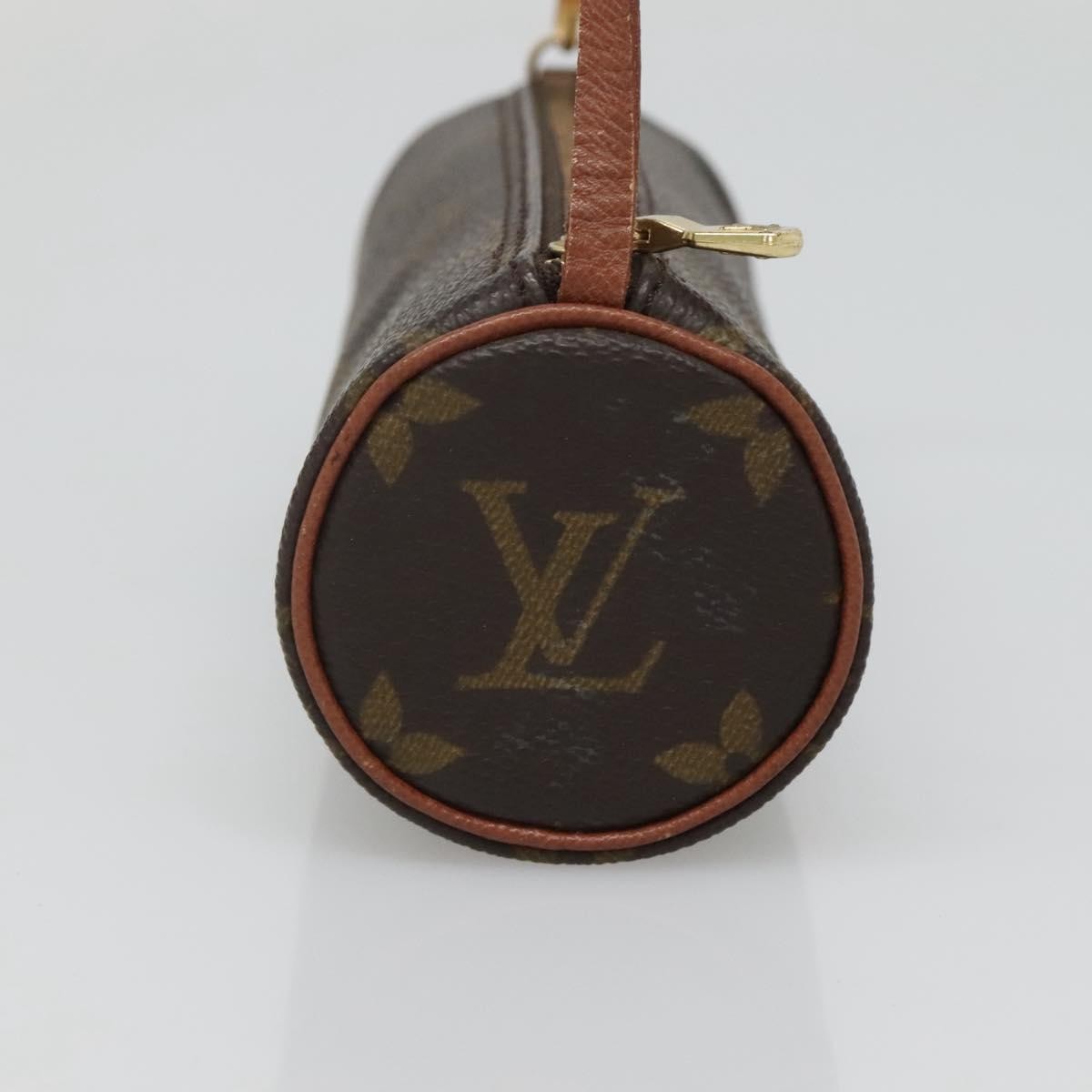 Louis Vuitton Papillon Pochette Monogram Canvas, BROWN, CANVAS, Clutche & pouche