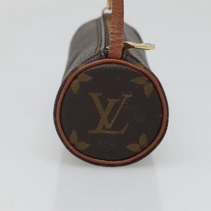 Louis Vuitton Papillon Pochette Monogram Canvas, BROWN, CANVAS, Clutche & pouche