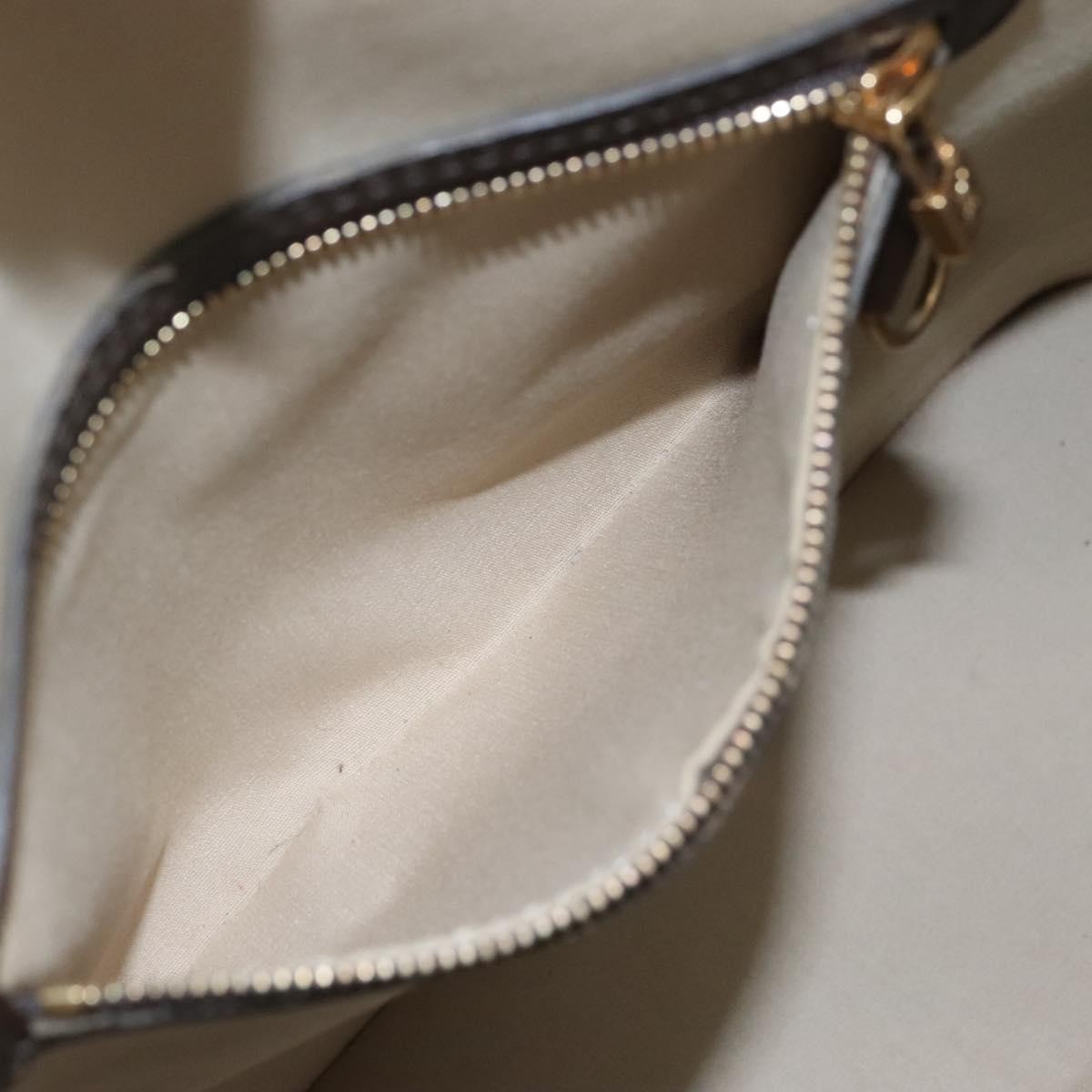 Louis Vuitton Alma Handbag Mini Lin Monogram, Khaki, Canvas, Handbag
