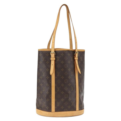 Louis Vuitton Bucket Bag Monogram Canvas, BROWN, CANVAS, Shoulder bag