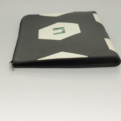 Louis Vuitton Pochette Jour Limited Edition FIFA World Cup Epi Leather, BLACK, LEATHER, Clutche & pouche