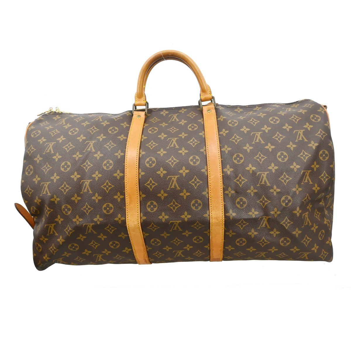 Louis Vuitton Keepall Bandouliere Bag Monogram Canvas, Brown, Canvas, Travel Bag