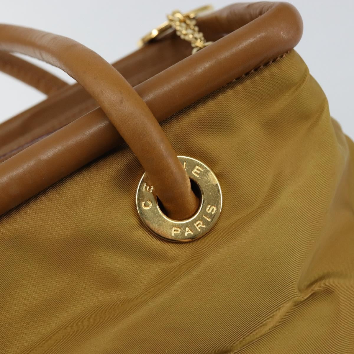 Celine Tote bag Nylon, Brown, Nylon, Tote Bag
