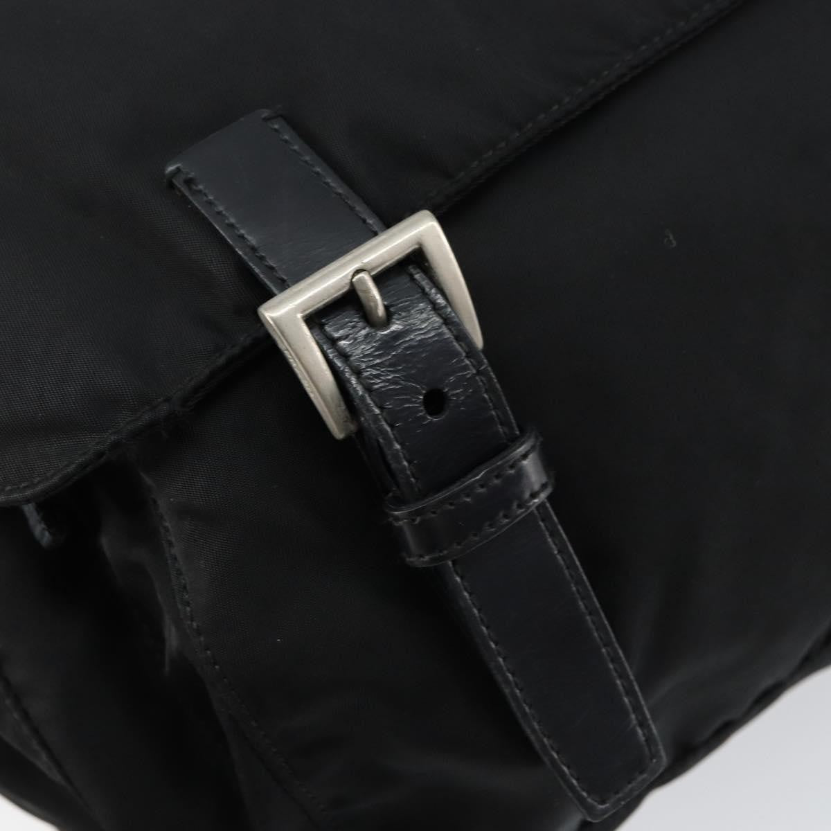 Prada SHOULDER BAG NYLON Black, BLACK, NYLON, Shoulder bag
