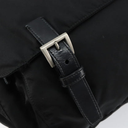 Prada SHOULDER BAG NYLON Black, BLACK, NYLON, Shoulder bag