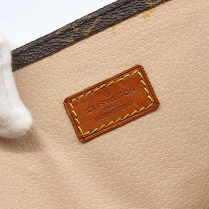 Louis Vuitton Vintage Sac Plat Bag Monogram Canvas, BROWN, CANVAS, Tote bag