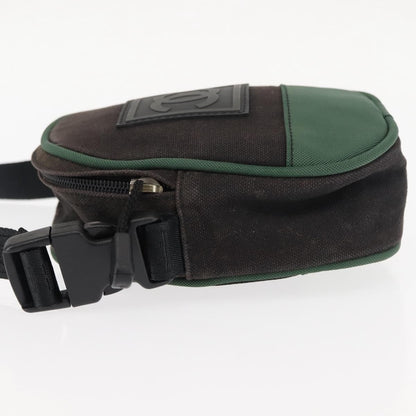 Chanel Sport Line Crossbody Bag Coated Canvas, BLACK, CANVAS, Crossbody bag