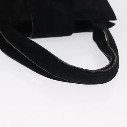 Prada Vintage Handbag Suede, BLACK, SUEDE, Handbag