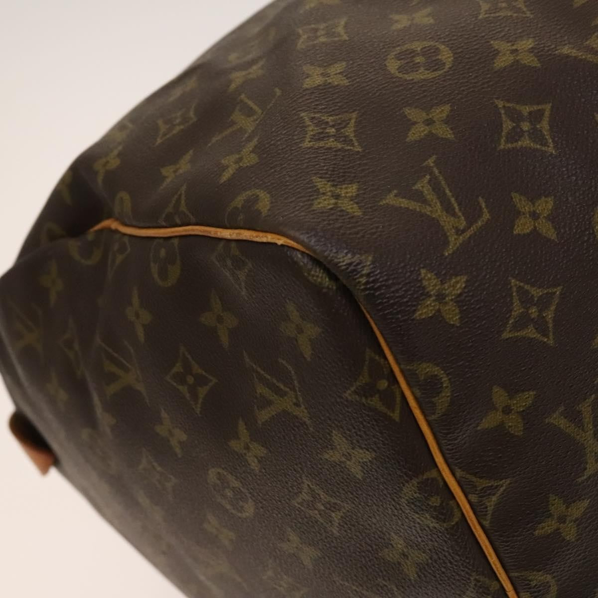 Louis Vuitton Keepall Bag Monogram Canvas, BROWN, CANVAS, Travel bag