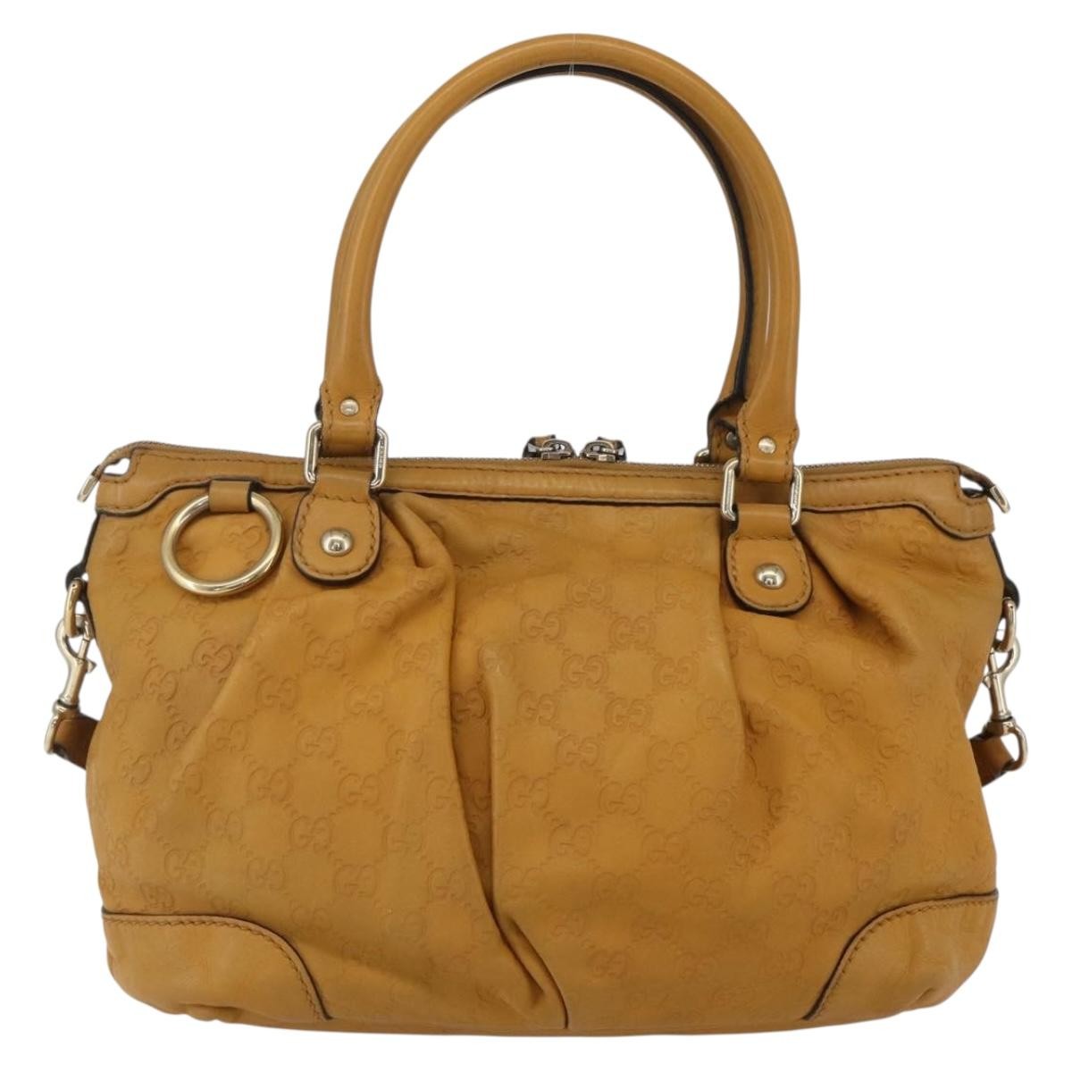 Gucci Sukey Top Handle Satchel Guccissima Leather, BROWN, LEATHER, Tote bag