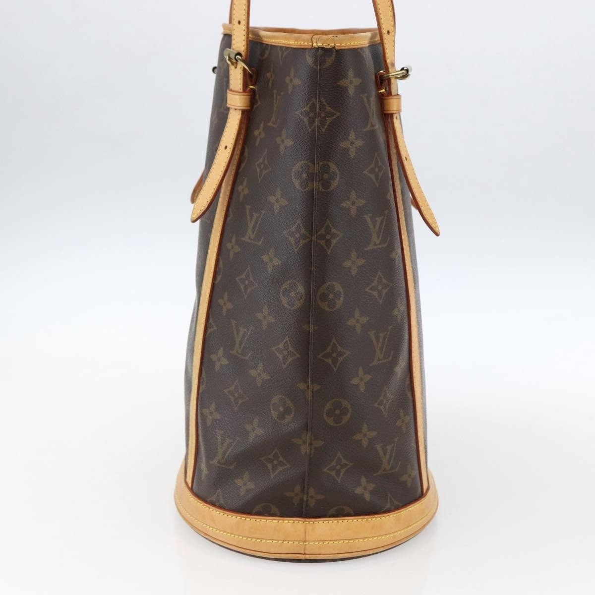 Louis Vuitton Bucket Bag Monogram Canvas, BROWN, CANVAS, Shoulder bag
