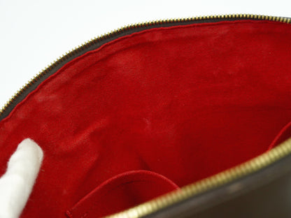 Louis Vuitton Salvi Handbag Damier, BROWN, CANVAS, Handbag