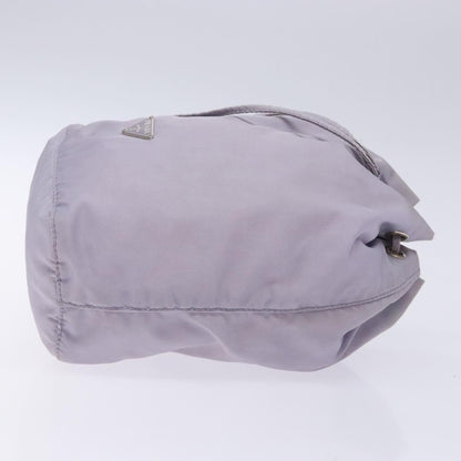 Prada Vela Drawstring Bucket Pouch Tessuto, Purple, Nylon, Clutch