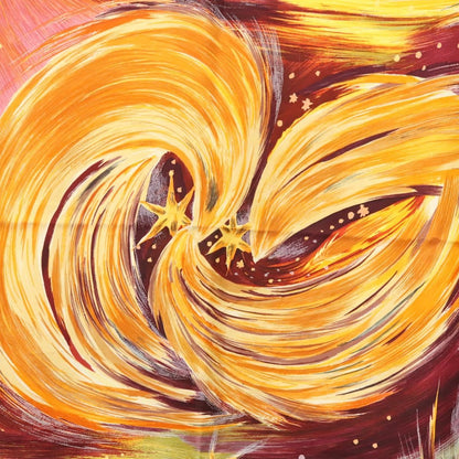 Hermes Carré 90 Silk multicolor, YELLOW, SILK, Scarve & shawl