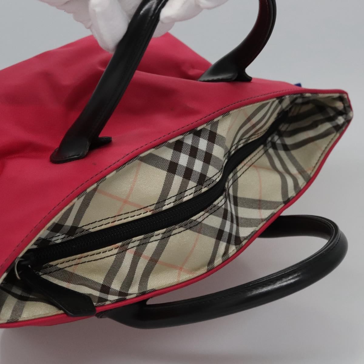 Burberry Nova Check Tote Nylon, PINK, NYLON, Tote bag