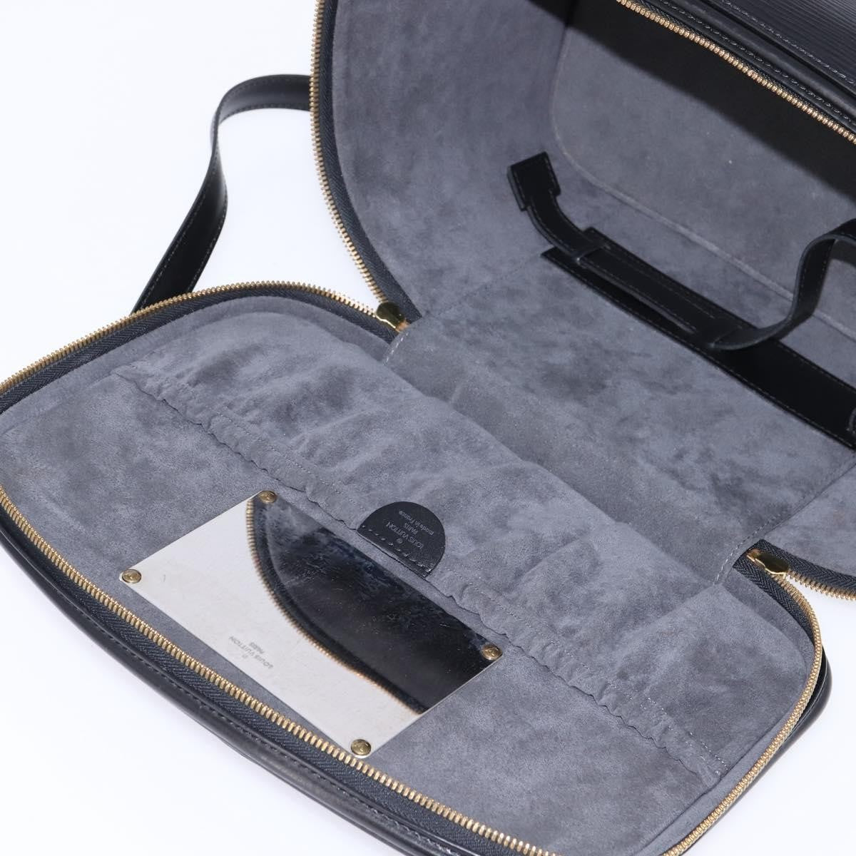 Louis Vuitton Nice Vanity Case Epi Leather, BLACK, LEATHER, Toiletry Case