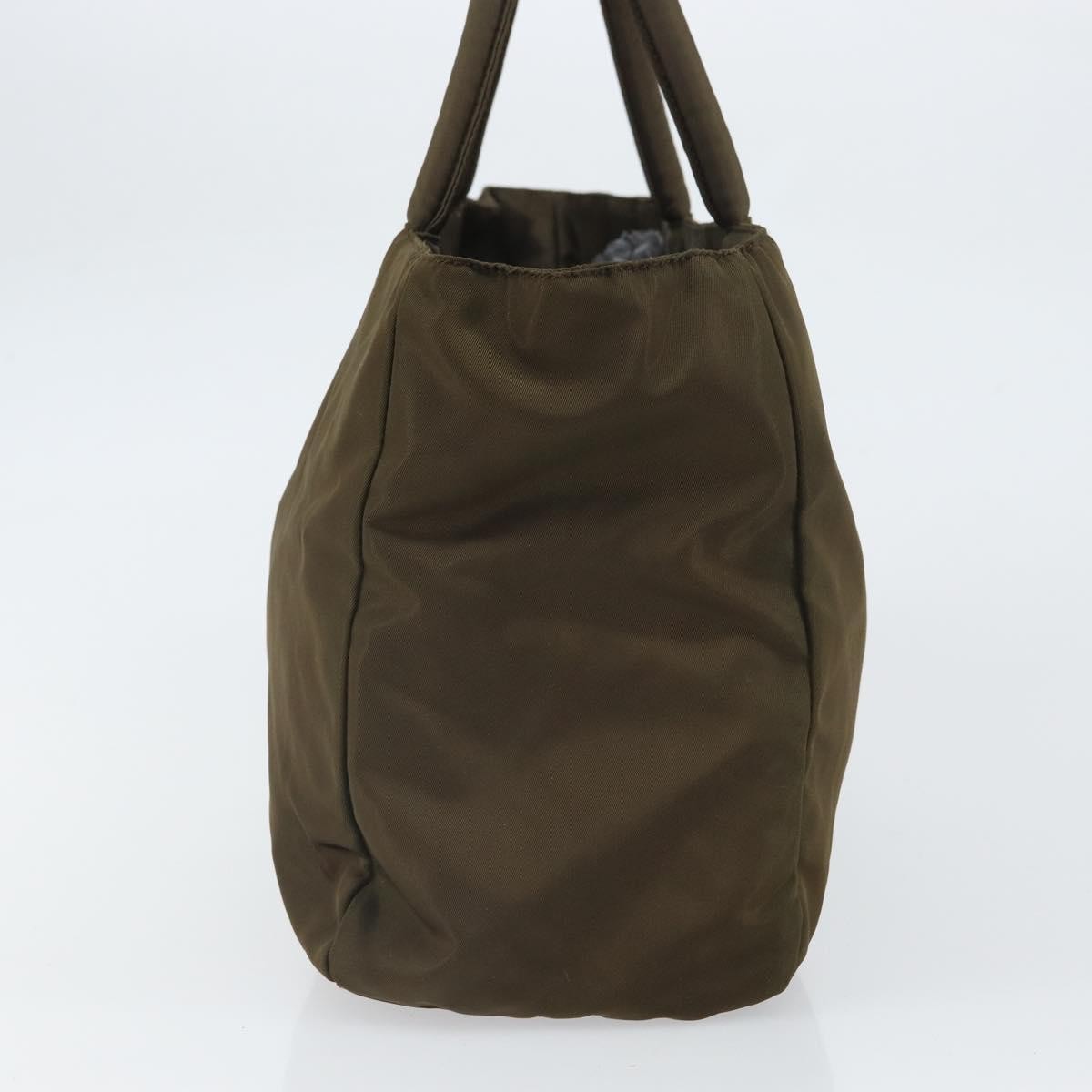 Prada Open Tote Tessuto, KHAKI, NYLON, Handbag