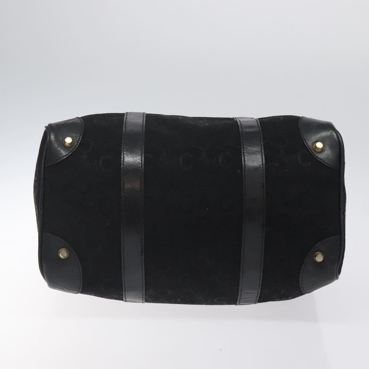 Celine C Sulky Handbag Canvas, BLACK, CANVAS, Handbag
