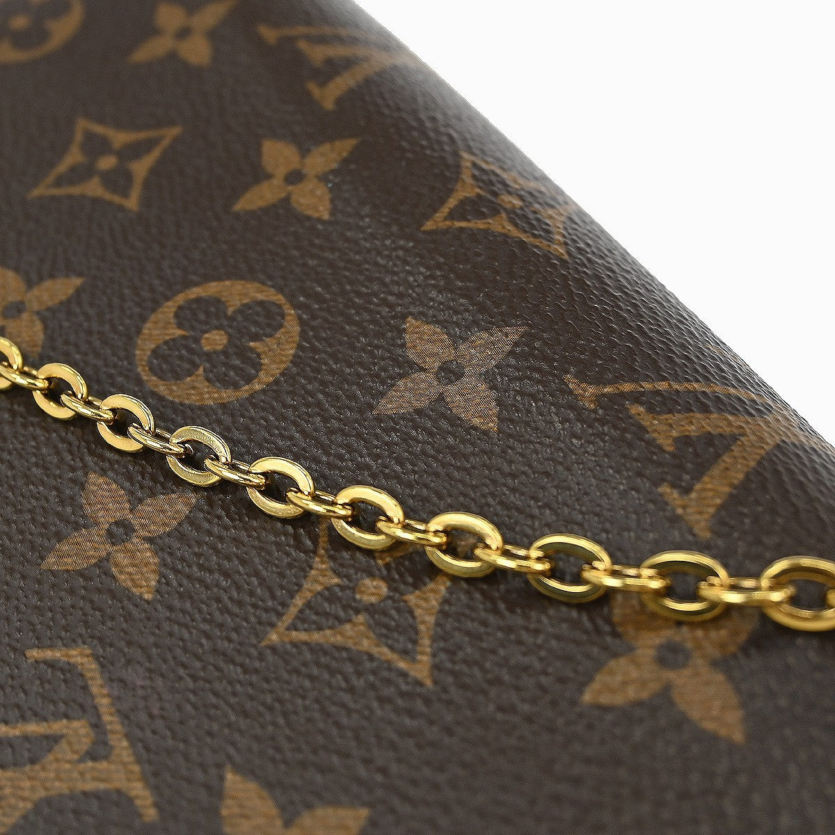 Louis Vuitton Felicie Pochette Monogram Canvas, BROWN, CANVAS, Shoulder bag