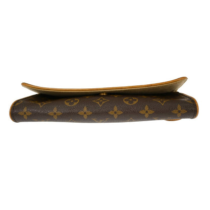 Louis Vuitton Twin Handbag Monogram Canvas, BROWN, CANVAS, Clutche & pouche