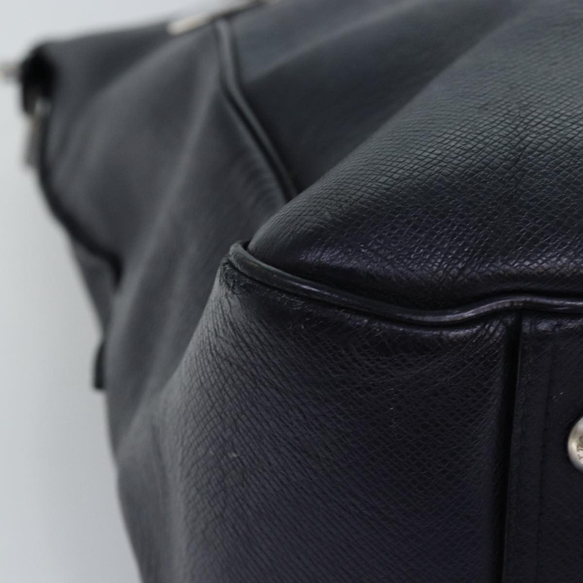 Louis Vuitton Zippe Cabas Taiga Leather, NAVY, LEATHER, Tote bag