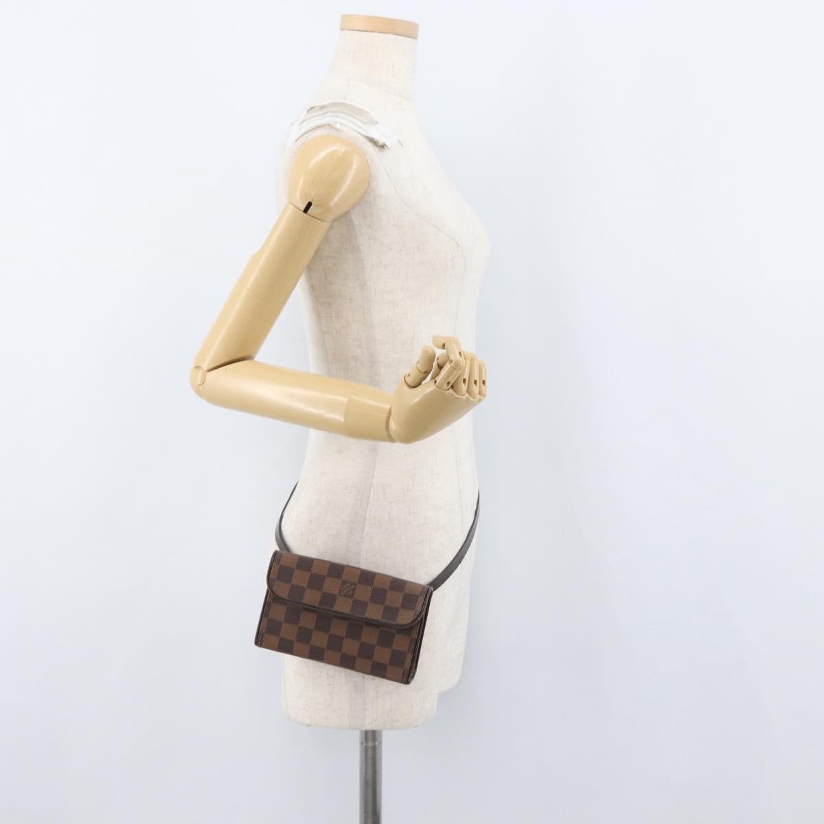 Louis Vuitton Florentine Waist Bag Monogram Canvas, BROWN, CANVAS, Clutche & pouche