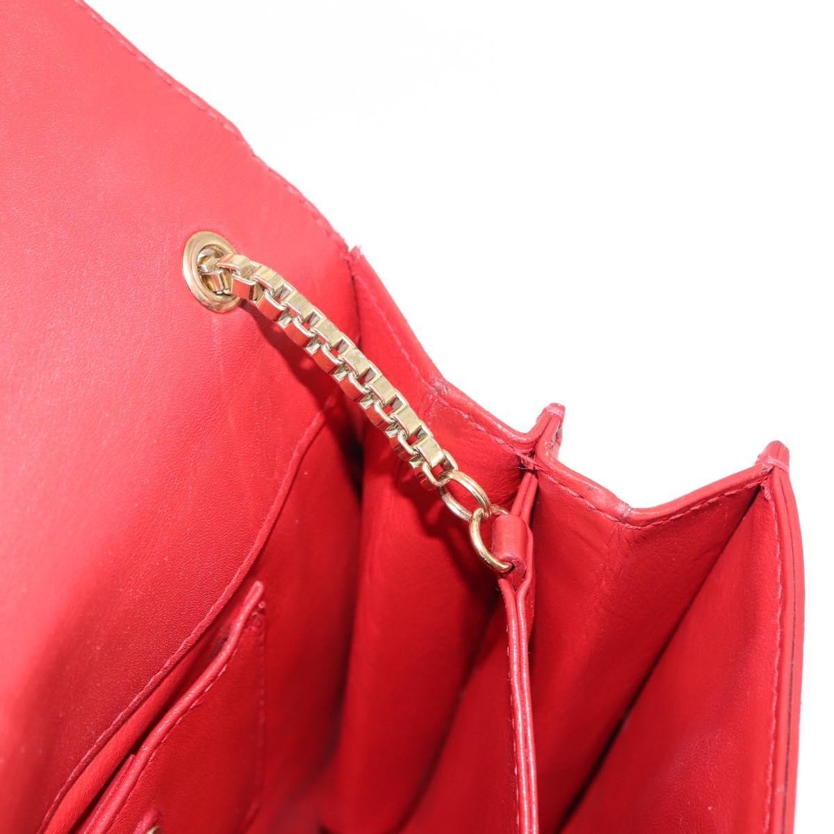 Salvatore Ferragamo Thalia Shoulder Bag Leather, RED, LEATHER, Shoulder bag