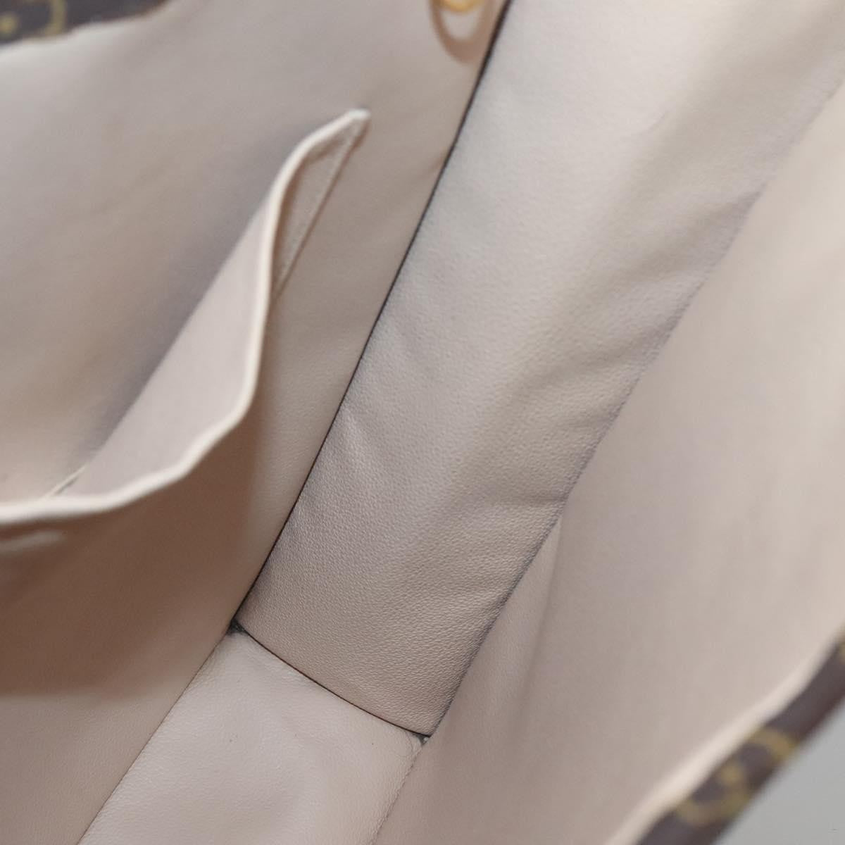 Louis Vuitton Sac Plat Bag Monogram Canvas, BROWN, CANVAS, Handbag