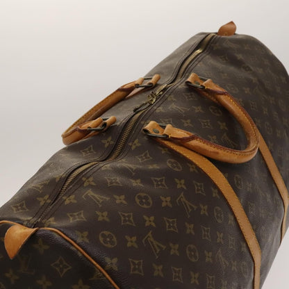 Louis Vuitton Keepall Bag Monogram Canvas, BROWN, CANVAS, Travel bag