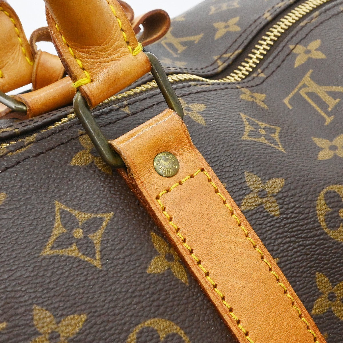 Louis Vuitton Keepall Bandouliere Bag Monogram Canvas, Brown, Canvas, Travel Bag