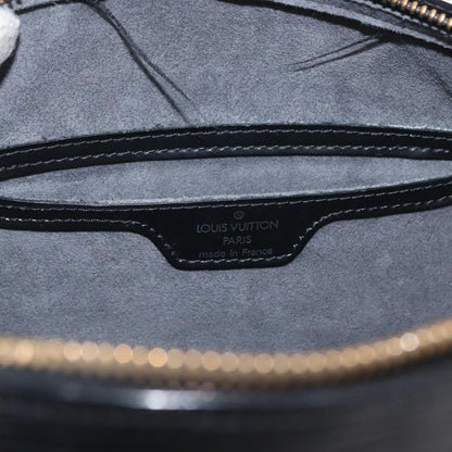 Louis Vuitton Soufflot Handbag Epi Leather, BLACK, LEATHER, Handbag