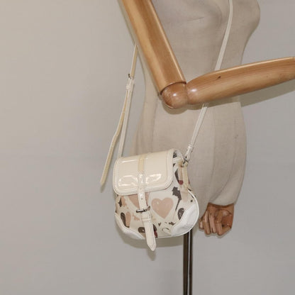 Burberry Flap Shoulder Bag Canvas, BEIGE, CANVAS, Shoulder bag