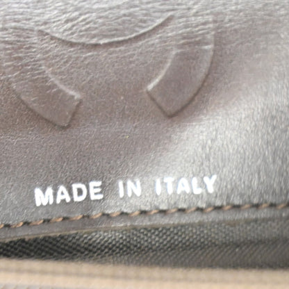 Chanel Cambon Zip Around Wallet Quilted Lambskin, BROWN, PATENT_LEATHER, Wallets