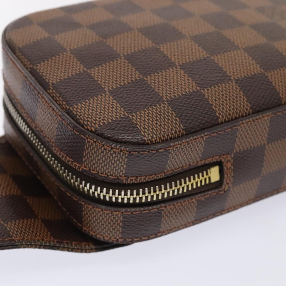 Louis Vuitton Geronimos Waist Bag Damier, BROWN, CANVAS, Shoulder bag