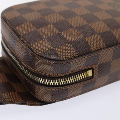 Louis Vuitton Geronimos Waist Bag Damier, BROWN, CANVAS, Shoulder bag