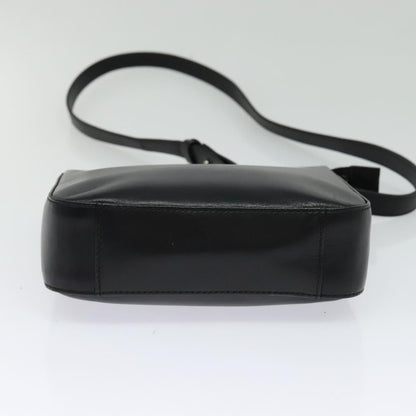 Burberry Front Pocket Flap Messenger Leather with Vintage Check Canvas, BLACK, LEATHER, Crossbody bag