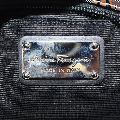 Salvatore Ferragamo Gancini handbag Leather, Multicolour, Leather, Handbag