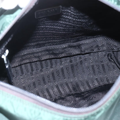 Prada Double Buckle Flap Messenger Bag Tessuto, GREEN, NYLON, Shoulder bag