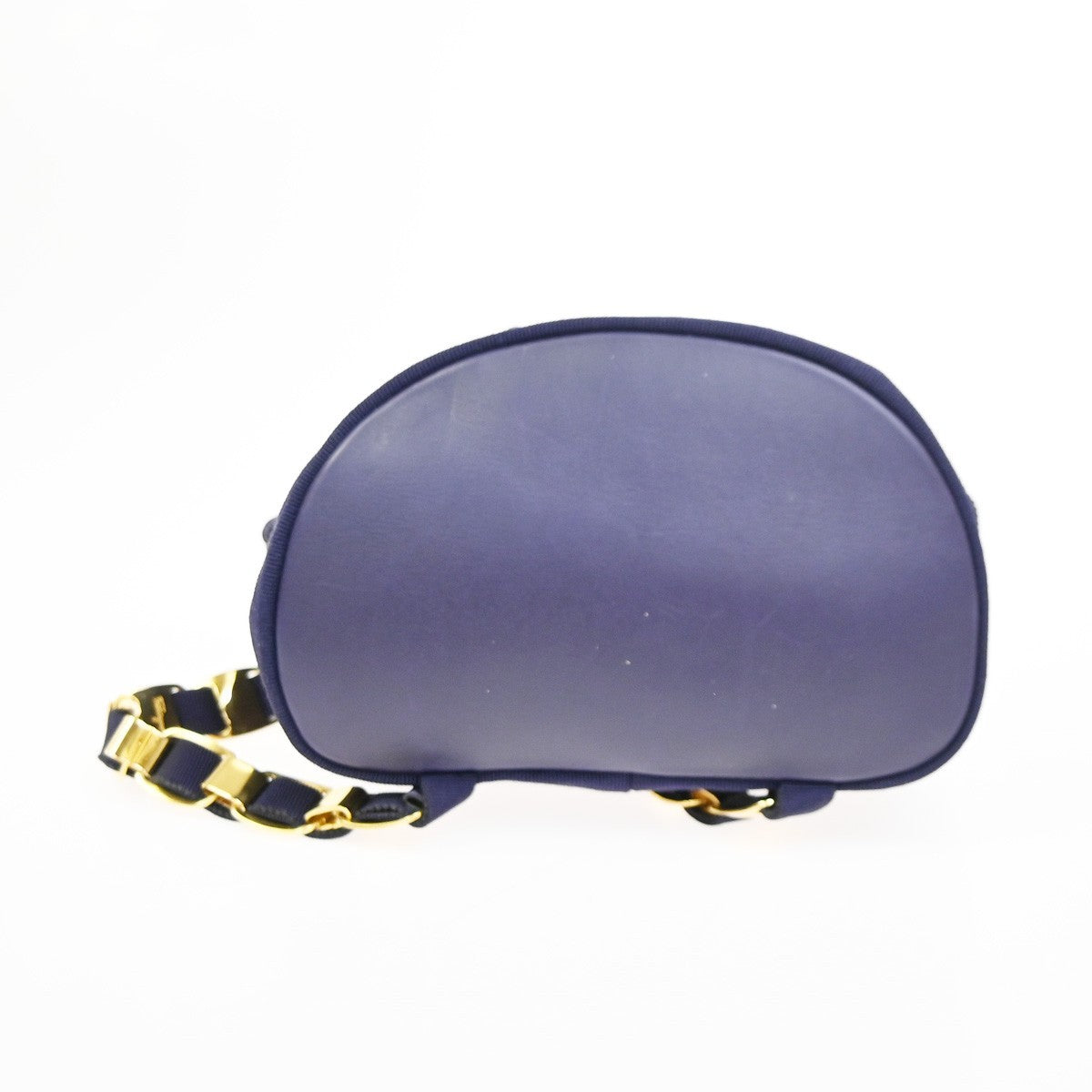 Salvatore Ferragamo Vara Chain Backpack Canvas, Purple, Canvas, Backpack