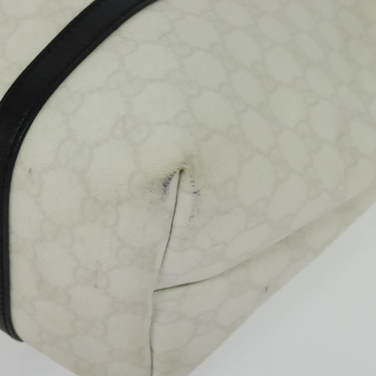 Gucci Joy Tote GG Coated Canvas with Leather, WHITE, CANVAS, Tote bag