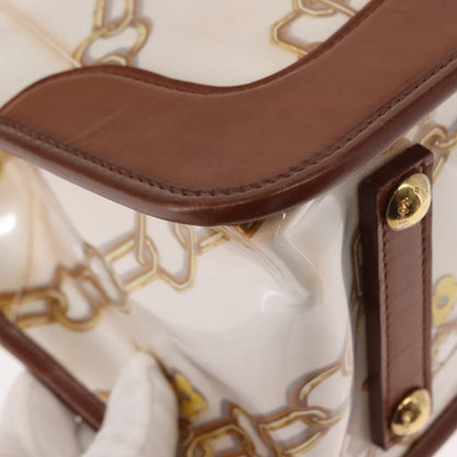 Louis Vuitton Charms Cabas PVC Over Printed Silk, BROWN, CANVAS, Handbag