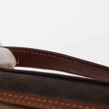 Celine Macadam Vanity Bag Canvas, BROWN, CANVAS, Handbag